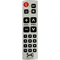 Hapena 7401010203, Universal, IR Wireless, Drucktasten, Grau
