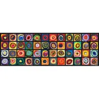 Eurographics Panoramapuzzle Farbstudie der Quadrate 1000 Teile