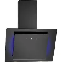 Bomann kopffreie Vertikal-Haube | 60 cm | LED-Ambiente | Touch Control | Umluft- oder Abluftbetrieb | DU 7603 G