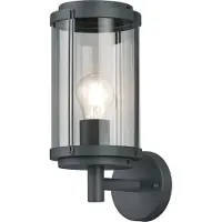 TRIO Lighting Außenwandleuchte TANARO, dimmbar, schwarz, Aluminium, Modern, Wandleuchte außen