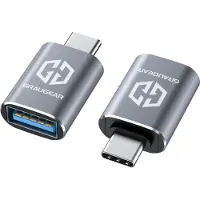 Graugear G-AD-ATC-10G-2, USB Typ-A, USB Typ-C, Weiblich, Grau, 10 Gbit/s, 19 mm