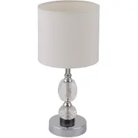 Globo Lighting Tischleuchte Metall verchromt, 1x E14