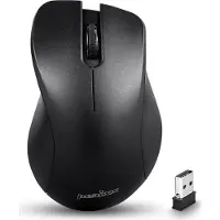 Perixx PERIMICE-621, rechts, Optisch, RF Wireless + Bluetooth + USB Type-A, 1600 DPI, Schwarz