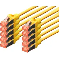 Digitus Dk-1644-050-y-1 Cat6-netzwerkkabel 10 Einheiten