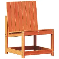 vidaXL Gartenstuhl Wachsbraun 50,5x55x77 cm Massivholz Kiefer