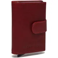 The Chesterfield Brand Antique Buff Crumbled Leder RFID Safe Geldbörse Hannover 04 rot