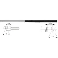 METZGER 2110483 Gasfeder Heckklappendämpfer für FORD S-MAX (WA6) 604mm
