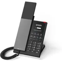 Snom HD350W, IP-Telefon, Schwarz, Kabelgebundenes Mobilteil, Tisch/Wand, Antibakteriell, Gigabit Ethernet