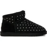 Emu Schuhe Buty Australia Botki Damskie Czarne Yilpi Black, W12923Black
