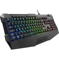 Sharkoon SKILLER SGK4, Kabelgebunden, USB, Membran Key Switch, QWERTZ, RGB-LED, Schwarz