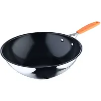 San Ignacio Wok Pfanne COMPACT SG Ø 28 cm Schwarz Aluminium