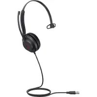 Yealink UH35 Mono Teams USB-C/A Headset, Kabelgebunden, 20 - 20000 Hz, Anrufe/Musik, 96,5 g, Kopfhörer, Schwarz