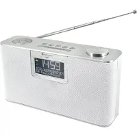 Soundmaster DAB700WE, Persönlich, Analog & Digital, DAB+, FM, 12 W, LCD, 7,37 cm (2.9")