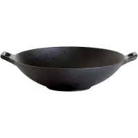 Gusseisen Kuss Eisengusswok Ø 37 cm mit zwei Griffen