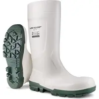 Dunlop Stiefel WORK-IT WHITE PVC, SR LO LG S4 Gr. 45