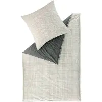 Esprit Bettwäsche-Garnitur Grid Farbe grey Größe 155x220+80x80