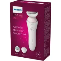 Philips Lady Shaver Series 8000 BRL176/00 Kabellos für die Nass- und Trockenrasur, Folienschaber, 1 Kopf/Köpfe, Pink, Weiß, Präzision, Rasieren, Glättende Pedikürrolle, Nickel, Akku