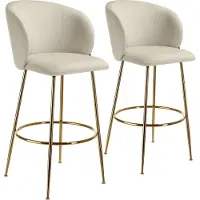 TecTake Barstuhl Luana 51 x 60 x 106 cm, Belastbarkeit 120 kg