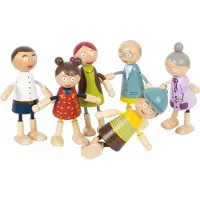 Small Foot Biegepuppen-Familie aus Holz