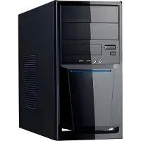 Linkworld 7271-23, Midi Tower, PC, Schwarz, 3.5", 176 mm, 387 mm