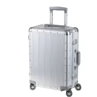 Alumaxx Reisetrolley Orbit - 40 x 55 x 20 cm, Aluminium, silber matt