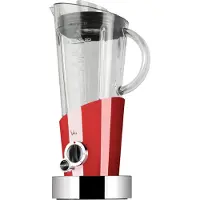 Bugatti Italy Vela, Tischplatten-Mixer, Pulsfunktion, Eis-Crusher, 500 W, Rot, Edelstahl, Transparent