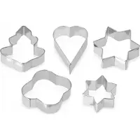Kadax Ausstechformen aus Metall 5 Stk.