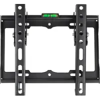 Macleans TV Wandhalterung für LCD LED OLED QLED Plasma - Fernseher Halterung mit integr. Wasserwaage - max. 25kg 13-42" Zoll VESA 200x200