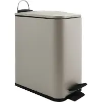 Spirella Treteimer Paris - beige - 5 Liter - Metall - 28x29 cm - soft-close