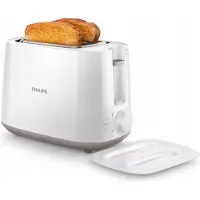 Philips Daily Collection HD2582/00, 2 Scheibe(n), Weiß, Kunststoff, Drehregler, 800 W, 220-240 V