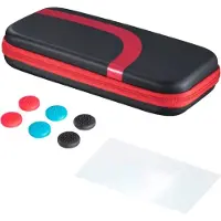 Hama Set Tasche, Schutzglas, Control-Aufsätze für Nintendo