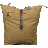 Polydaun Fahrradtasche Greenlands Canvas - Fahrradtasche - Shopper - mit Jeansfutter - Kamelbraun - 20 Liter