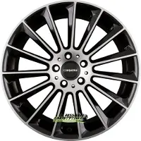 CARMANI 17 Fritz black polish 8x18 ET43 - LK5/112 ML66.6 Felge Alu