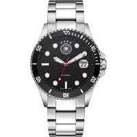 DFB Uhren - Quarzuhr Herrenuhr mit Metallarmband. - Gr. unisize - in Schwarz - für Damen