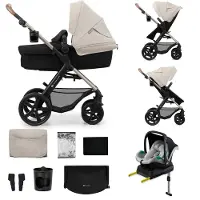 Kinderkraft Kombi-Kinderwagen "MOOV 2 4in1 EVA" 27 kg mit EVA-Rädern
