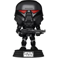 Funko POP! Star Wars Mandalorianischer Dark Trooper Kampffigur