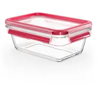 EMSA Clip&Close Glass Vorratsdose 850 ml Glas Rot