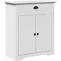 vidaXL Waschbeckenunterschrank BODO Weiß 70x35x80 cm