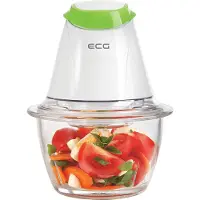 Ecg SP 466 | 250 W | 1000 ml Glasbehälter | herausnehmbare Edelstahl-Klingen | zum Hacken von Obst | Gemüse | Fleisch und sonstigen Lebensmitteln |