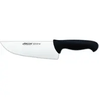 Arcos Fleischermesser Farbe - Prof 295925 Edelstahl Nitrum und mango ergonomisches schwarzes Polypropylen und 20 cm Klinge, Vitrine