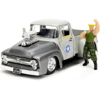 Jada Street Fighter Ford Pickup Von 1956 1:24 Fahrzeug