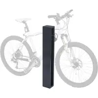 Mendler Fahrradbügel HWC-J80, Fahrradständer Anlehnbügel, verzinkter Stahl Outdoor-pulverbeschichtet 87x10x13cm anthrazit