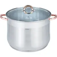 Klausberg Großer Catering-Topf aus Stahl 18,7L 32cm Roségold KB-7797