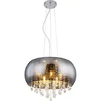 Globo Lighting Hängeleuchte Metall verchromt, 5x E14