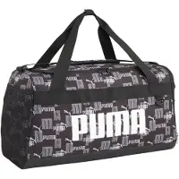 Puma Schultertasche Sporttasche Challenger Duffel Bag Black - Logo AOP schwarz