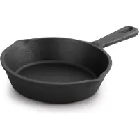 Wasa Servierpfanne / Bratpfanne, Gusseisen unbeschichtet, Ø 16-25 cm wählbar : Brat-/Servierpfanne mit zwei Schnaupen, Ø 20 cm, Variante: Brat-/Servierpfanne mit zwei Schnaupen, Ø 20 cm