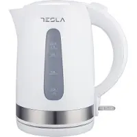 Tesla KT200WX, 1,7 l, 2200 W, Weiß, Kunststoff, Wasserstandsanzeige, Überhitzungsschutz