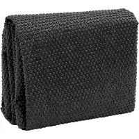 vidaXL Poolabdeckung Schwarz 260x160 cm PE