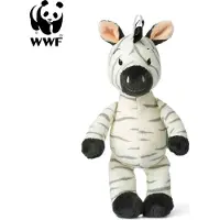 WWF Cub Club - Ziko das Zebra (weiß, 22cm) mit Glöckchen Kuscheltier Stofftier für Kleinkinder