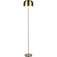 TRIO LED Stehleuchte, Touchdimmer, Akku, USB, messing, H 147 cm